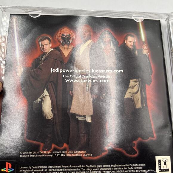 Star Wars: Episode I: Jedi Power Battles (Sony PlayStation 1, PS1) Complete CIB! - Picture 7 of 10